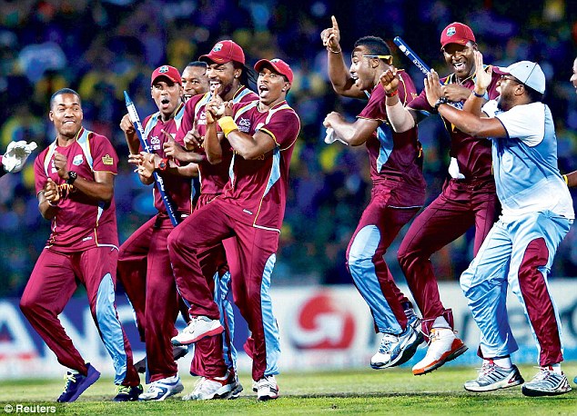 The West Indies boys enjoyed Dave Stewart's headline set. 