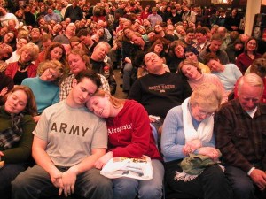 The Wellington crowd take in a thrill-a-minute first day