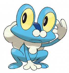 Don't let his innocent demeanor fool you. Froakie is a stone cold killer.