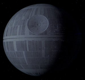 If the Empire knew anything about psychological warfare, they would have stuck a mustache on the Death Star.