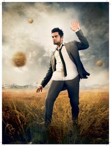 An artists impression of Kohli using his new found divine powers to, er, control some tumbleweeds or something.