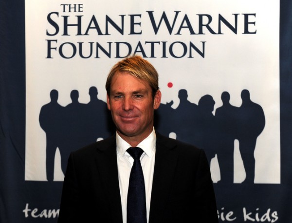 Shane Warne at The Shane Warne Foundation Ashes lunch at the Crown Palladium in Melbourne, Thursday, Dec. 19, 2013. (AAP Image/Mal Fairclough) NO ARCHIVING